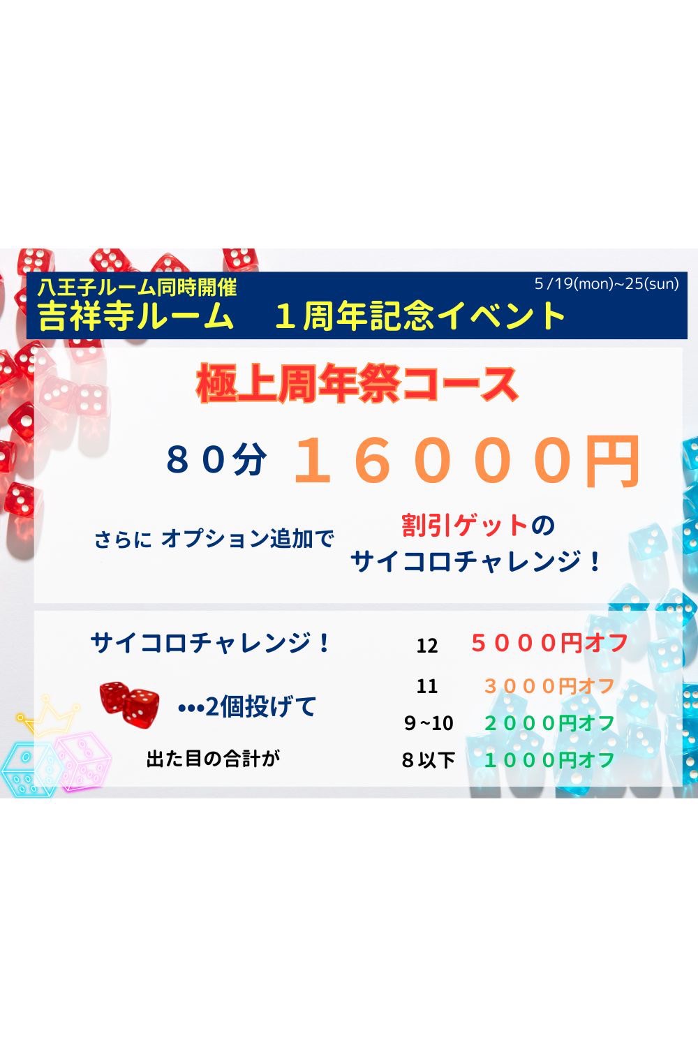 池袋・大宮メンズエステSplash(スプラッシュ)🐳吉祥寺１周年記念イベント🌈 
